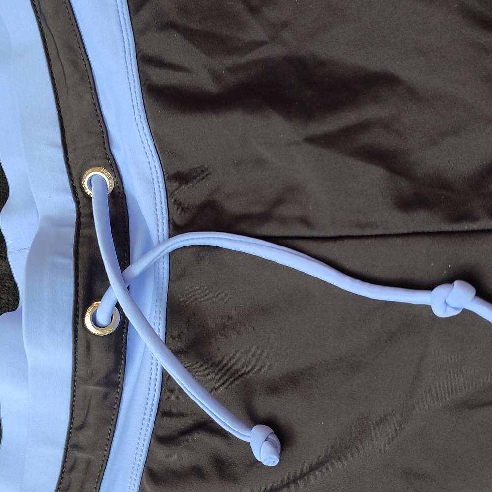 Women's Black and Blue SWIM Shorts SWIMWEAR FREE COUNTRY - Picture 4 of 15